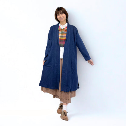 すっきりⅠラインのデニムコート