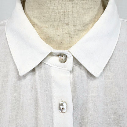 しあわせボタンの柔らかブラウス