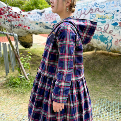 フード付リバーシブルコート