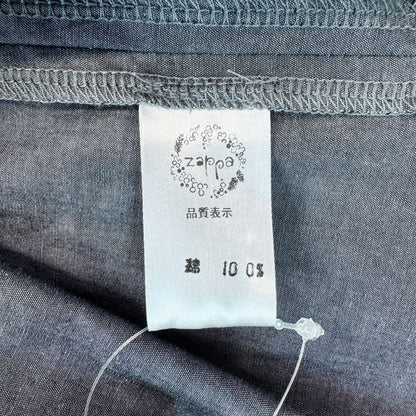 くしゅっと虹色シャンブレーブラウス